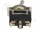 Toggle switch with nameplate single pole on/off/on SP3T